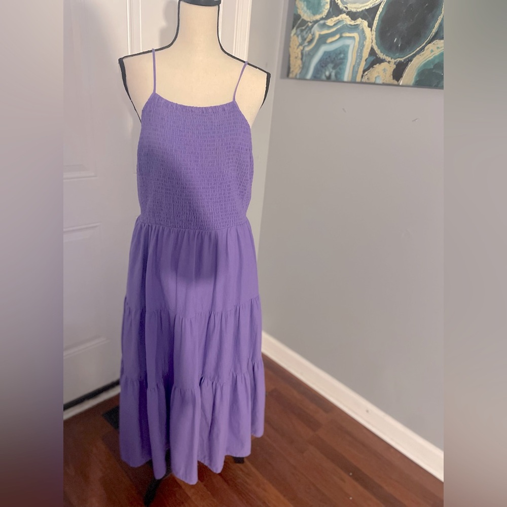 Universal Thread Maxi dress tiered (periwinkle) Size XL